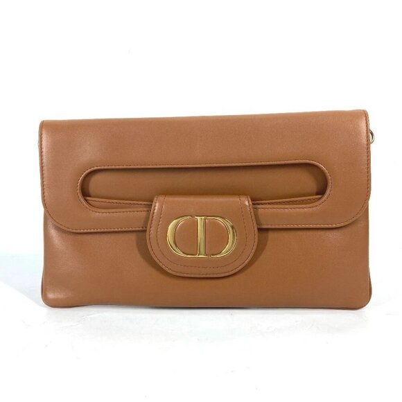 Dior M8641UBBU Clutch CD DIORDOUBLE MEDIUM BAG 3WAY Chain Shoulder Bag Hand Bag - Picture 1 of 15
